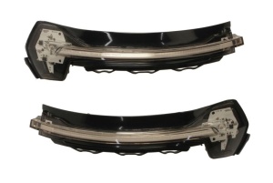 Semnalizator Dreapta/Stanga (galben, LED, dinamic; set; Versiunea negru) potrivit AUDI A3 1.0-2.5 2008-2020 2012-2020