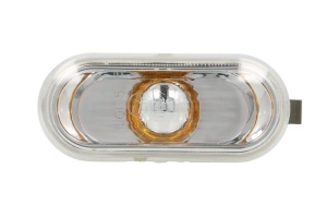 Semnalizator fata Dreapta/Stanga (transparent) potrivit FORD FIESTA V, FOCUS II, FOCUS II/KOMBI, FUSION; FORD USA FOCUS; SEAT ALTEA, ALTEA XL, CORDOBA, EXEO 1.2-2.8 1991-2015 dupa 1999