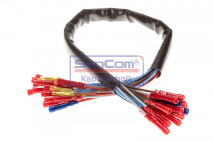 Set cabluri pentru usa din fata (500mm, numar pini: 18, fara acoperire, Dreapta) potrivit VW TRANSPORTER T4 1.8-2.8 07.90-06.03 - Img 2