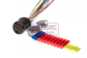 Set cabluri pentru usa din spate (200mm, numar pini: 15, sistem fara cheie, Dreapta/Stanga) potrivit OPEL ZAFIRA B, ZAFIRA B/MINIVAN 1.6-2.2 07.05-04.15 - Img 2