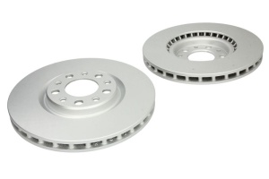 Set discuri frana (2 buc.) Fata Dreapta/Stanga potrivit ALFA ROMEO 159, BRERA, GIULIETTA, GIULIETTA/HATCHBACK, SPIDER; CHRYSLER 200; FIAT 500X; JEEP COMPASS, RENEGADE 1.0-2.4 06.05- - Img 1