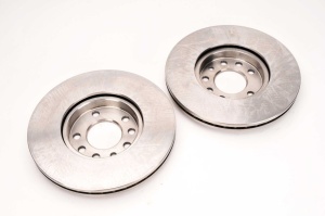 Set discuri frana (2 buc.) Fata Dreapta/Stanga potrivit CITROEN BERLINGO; LOTUS 2 ELEVEN, ELISE, EUROPA S, EXIGE; OPEL ASTRA G, CALIBRA A, SPEEDSTER, VECTRA B; SAAB 900 II 1.2-3.0 08.89- - Img 2