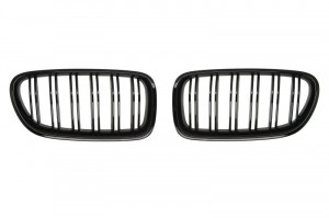Set grile radiator model pachet M, negru lucios potrivit BMW Seria 5 F10, 5 F11 1.6-4.4 2009-2017