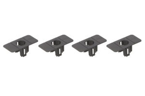 Set montaj senzori parcare Spate potrivit RENAULT MEGANE III Ph I 2008-2012 - (4 buc; plastic)