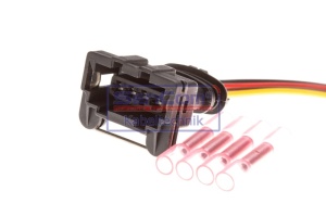 Set reparat cabluri pentru far (200mm, Dreapta/Stanga) potrivit FIAT PUNTO; PUNTO CABRIO potrivit AUDI 100 C3, 100 C4, 80 B3, 80 B4, A4 B5, A6 C4, A6 C5, A8 D2, ALLROAD C5 1.0-4.2 01.85- - Img 3