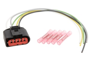 Set reparatie cabluri debitmetru de aer (250mm) potrivit AUDI; SEAT; SKODA; VW A3; A6; A6 AVANT; ALHAMBRA; BORA; CORDOBA; GOLF IV; IBIZA II; LEON; NEW BEETLE; OCTAVIA; PASSAT; TOLEDO II se potrive - Img 1