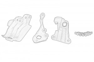 Set reparatie far dreapta potrivit FIAT TIPO 1.3D-1.6D dupa 2015