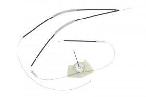 Set reparatie macara geam dreapta potrivit AUDI A4 B6, A4 B7 2000-2008 - (cabluri, electric)