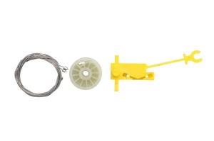 Set reparatie macara geam Fata Stanga potrivit NISSAN PRIMASTAR; OPEL VIVARO A; RENAULT TRAFIC II dupa 2001 - (set)
