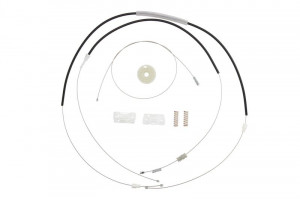 Set reparatie macara geam spate stanga potrivit FORD GALAXY I; SEAT ALHAMBRA; VW SHARAN 1995-2010 - (set)