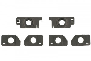 Set suporti senzori parcare Fata 6 buc., plastic, negru potrivit OPEL ZAFIRA C 10.11- 10.11-11.16 - Img 2