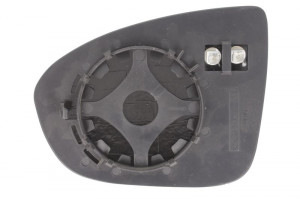 Sticla oglinda exterioara Dreapta potrivit OPEL MERIVA B 2010-2017 - (convexa, incalzita, crom) - Img 2