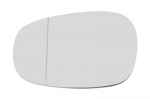 Sticla oglinda exterioara Stanga potrivit BMW 1 (E81), 1 (E82), 1 (E87), 1 (E88), 3 (E90), 3 (E91), 3 (E92), 3 (E93) 2004-2013 pana in 2012 - (asferica, incalzita, crom)