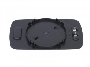 Sticla oglinda exterioara Stanga potrivit BMW 3 (E36), 5 (E34), 5 (E39) 1987-2004 - (plat, incalzita, albastru) - Img 2