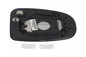 Sticla oglinda exterioara Stanga potrivit TOYOTA AVENSIS 2008-2018 - (asferica, incalzita, crom) - Img 2