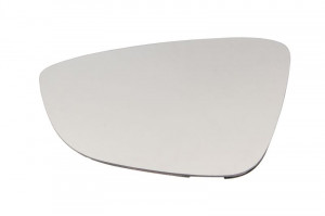 Sticla oglinda exterioara Stanga potrivit VW BEETLE, EOS, JETTA IV, PASSAT B7 ALLTRACK, PASSAT B6, PASSAT B7, PASSAT B7/combi, SCIROCCO III dupa 2006 - (plat, incalzita, crom)