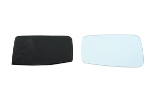 Sticla oglinda laterala Stanga potrivit AUDI 80 B3, 80 B4, 90 B3 1986-2000 - (plat, cu incalzire)