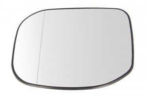 Sticla oglinda stanga potrivit HONDA ACCORD 2007-2015 - asferic, incalzita, crom