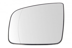 Sticla oglinda stanga potrivit MERCEDES VIANO 2010-2014 - asferic, incalzita, crom
