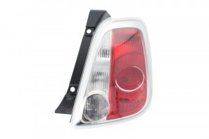 Stop lampa spate Dreapta (P21W/RY10W, cadru cromat) potrivit ABARTH 500 / 595 / 695, 500C / 595C / 695C; FIAT 500 07.07- - Img 2
