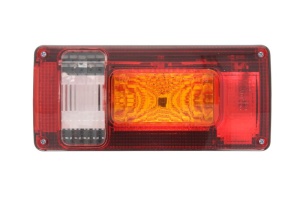 Stop spate dreapta (12/24V, cu intermitent, lumina de marșarier, cu lumina stop, lumini parcare, cu lumina placuta inmatriculare, reflector) - Img 1