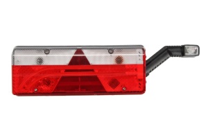 Stop spate dreapta EUROPOINT III (LED, 24V, reflector triunghiular, cu lampă cu braț prelungitor, conector: 4x 2PIN/ASS2 7PIN) - Img 1