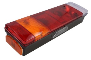 Stop spate stanga (24V, cu iluminare placuta, reflector conector: Rear AMP 7PIN Bayonet) potrivit MAN E2000, F2000, L2000 06.93- - Img 3