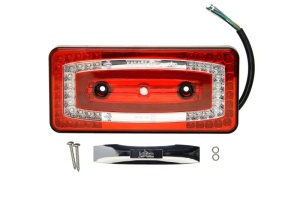 Stop spate stanga/dreapta BBSNWR 930b (LED, 9/32V, cu intermitent, cu far de ceață, lumina de marșarier, cu stop, lumină de parcare, reflector) - Img 1