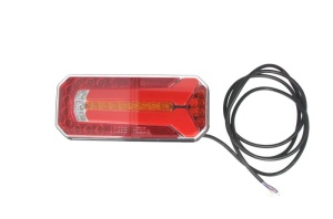 Stop spate stanga/dreapta (LED, 12/24V, cu intermitent, cu lumini ceata, lumina de marșarier, cu stop, lumina de parcare, cu iluminare placuta, reflector) - Img 1