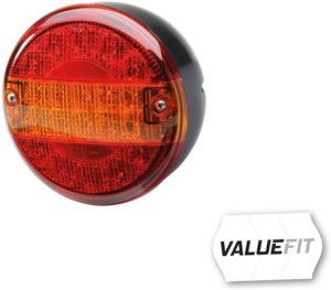 Stop spate stanga/dreapta (LED, 12/24V, cu intermitent, cu stop, lumina de parcare, fara proiector, bolts, numar conexiuni: 4) - Img 1
