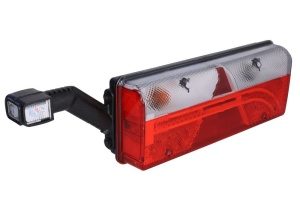 Stop spate stanga EUROPOINT III (LED, 24V, cu intermitent, cu far de ceață, marșarier, cu stop, lumină de parcare, reflector triunghiular, cu lampă cu braț prelungitor, conector: ASS2.1 7PIN) - Img 3