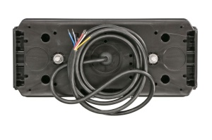 Stop spate stanga (LED, 12/24V, cu intermitent, cu far ceață, lumina de marșarier, cu stop, lumină de parcare, cu iluminare placuta, reflector, indicator dinamic, lungime cablu: 2m) - Img 2