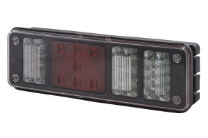 Stop spate stanga (LED, 24V, cu intermitent, cu lumina de ceata, lumina de marșarier, cu lumina stop, lumini parcare) - Img 3