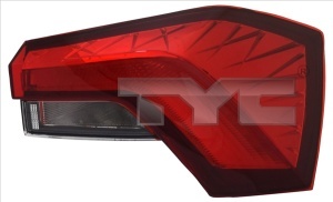 Stop spate stanga potrivit Skoda KAMIQ dupa 2019 - LED, culoare semnalizator transparent, culoare sticla rosu