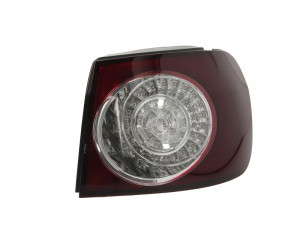 Stop tripla lampa spate dreapta potrivit VW GOLF HATCHBACK 2005-2013 - ( exterior , Semnalizator alb, culoare sticla: rosu)