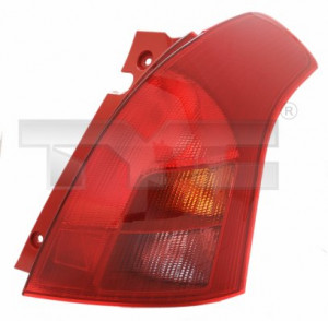 Stop tripla lampa spate stanga potrivit SUZUKI SWIFT HATCHBACK 2005-2007 - (Semnalizator portocaliu, culoare sticla: rosu)