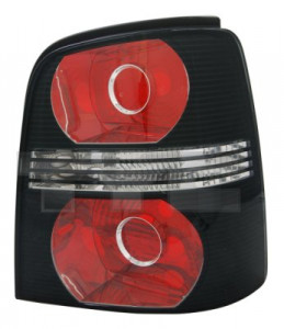 Stop tripla lampa spate stanga potrivit VW TOURAN 2007-2010 - (Semnalizator alb, culoare sticla negru)