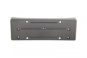 Suport numar inmatriculare Fata potrivit LAND ROVER DISCOVERY IV 2009-2018 2009-2016 - (plastic, negru)