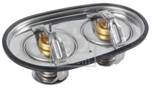 Termostat lichid racire (79°C, cu garnitura, cu carcasa) potrivit SCANIA F, G I, G II, K, L, N BUS, P I, P II, R I, R II, S, T DC09.108-OC09.102 01.03- - Img 2