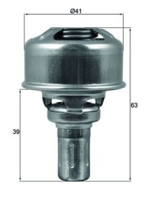 Termostat sistem racire (86°C) potrivit DACIA 1210, 1307, 1309, NOVA; RENAULT 11, 16, 17, 19 II CHAMADE, 9, CLIO I, RAPID/MINIVAN, RODEO 5 1.0-1.6 09.65-03.03 - Img 1