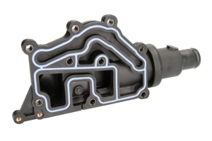 Termostat sistem racire (89°C, in carcasa, cu senzor) potrivit RENAULT CLIO III, FLUENCE, GRAND SCENIC III, LAGUNA II, LAGUNA III, MEGANE, MEGANE II, MEGANE III, MODUS 1.2LPG-1.6LPG 11.02- - Img 2