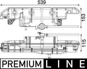 Vas expansiune racire potrivit RVI MAXITY 03.07- - Img 3