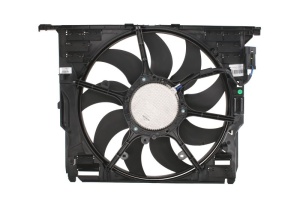 Ventilator radiator (cu carcasa) potrivit BMW 5 (F10), 5 (F11), 5 GRAN TURISMO (F07), 6 (F12), 6 (F13), 6 GRAN COUPE (F06), 7 (F01, F02, F03, F04) 3.0/3.0D/3.0H 02.08-10.18 - Img 2