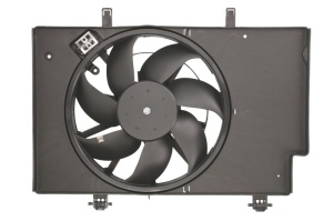 Ventilator radiator (cu carcasa) potrivit FORD B-MAX, ECOSPORT, FIESTA VI 1.4D/1.5D/1.6D 06.08- - Img 1