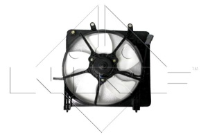 Ventilator radiator (cu carcasa) potrivit HONDA JAZZ II 1.2/1.3 03.02-07.08 - Img 3