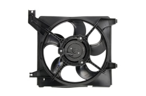 Ventilator radiator (cu carcasa) potrivit HYUNDAI ELANTRA III, GETZ 1.1-2.0D 06.00-12.10 - Img 2