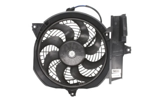 Ventilator radiator (cu carcasa) potrivit HYUNDAI SANTA FÉ I 2.0-2.7 02.01-03.06 - Img 1