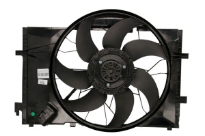 Ventilator radiator (cu carcasa) potrivit MERCEDES C (CL203), C T-MODEL (S203), C (W203), CLC (CL203), CLK (A209), CLK (C209), SLK (R171) 1.8-5.5 05.00-06.11 - Img 1