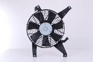 Ventilator radiator (cu carcasa) potrivit MITSUBISHI PAJERO II, PAJERO III 2.5D/3.2D/3.5 04.00-09.07 - Img 1