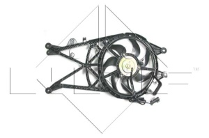 Ventilator radiator (cu carcasa) potrivit OPEL MERIVA A 1.3D/1.7D 09.03-05.10 - Img 3